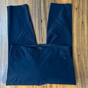 Dalia Navy Cropped Ankle pants